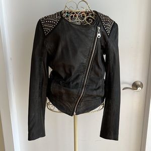 Leather jacket